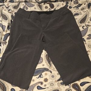 Apt. 9 Women's Dark Gray Ponte Trouser Pants